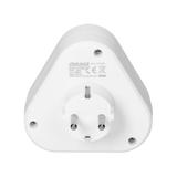 Rozgałęźnik trójkątny 3x2P+Z (Schuko), biały OR-AE-13178(GS) ORNO