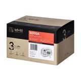 SOTOA, oprawa oświetleniowa, E27, max. 15W, IP54, klosz szklany, osłona plastikowa, biała AD-OP-6562WE27SPP ORNO