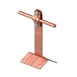 Uchwyt dachowy szczytowy Z-śruba H=12 cm /CU/