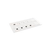 INCARA: MULTILINK - 3X2P+Z / USB A+C / 4XRJ45 - 2,0 M-BIAŁY, Legrand