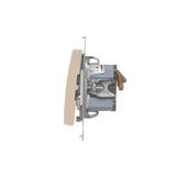 "Simon 54 WMDL-Z10005-041 Łącznik dwubiegunowy podwójny (moduł) 16AX, 250V~, zaciski śrubowe