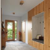 Sollux Plafon QUATRO 2 naturalne drewno SL.0916