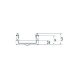 univers N Blok dla szyn zbiorczych poziomych 60mm 4/5-pol. 1xNH1 450x250mm UE31E1B HAGER