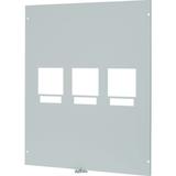 XMN232406CV-T Pokrywa 3xNZM2,pion. 3P Wtyk,H600,B600 wycięcie na wyzwalacz 196482 EATON