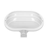 LASO, oprawa ogrodowa z czujnikiem ruchu 180st, 1x60W, E27, IP44, plastik, biała LF-2/W ORNO