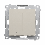 Simon 54 Elektroniczny przycisk 4-krotny kaszmir mat DEW4.01/42