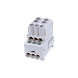 SDB 100 Blok rozdzielczy - dystrybucyjny Al/Cu 80010 SIMBLOCK szary