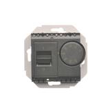Simon 54 Regulator temperatury z czujnikiem wewnętrznym 16(2) A 230V. Montaż na wkręty antracyt DRT10W.02/48 KONTAKT