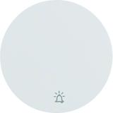 BERKER R.1/R.3 Klawisz nadrukowany symbol dzwonek do łącznika klaw. pojedyncza biały 16202069 HAGER