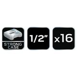 Nasadki 1/2", do uszkodzonych nakrętek - zestaw 16 szt.