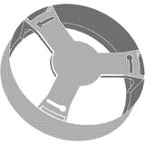 Ramka do oprawy LED DOWNLIGHT IP44 FRAME DN 215 WT 4058075709966 LEDVANCE