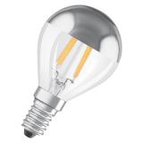 Lampa LED STAR CL P Filament szkło przezroczyste Mirror Silver 34 non-dim 4W 827 E14