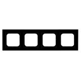 SONATA Ramka poczwórna - kolor czarne szkło R-4RG/32