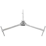 Regulowany statyw do iglic 50 mm z regulacją pionu do 10st. St/tZn