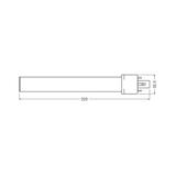 DULUX S LED FR 11 CCG, AC mains 6W 830 G23 TRZONKI SPECJALNE LEDVANCE