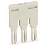 mostek grzebieniowy 3-torowy jasnoszary