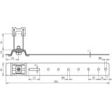 Wspornik dachowy DEHNgrip, wys. 32 mm, Alu