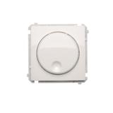 Simon Basic Ściemniacz naciskowo-obrotowy 20–500 W 230V biały