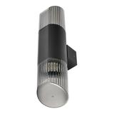 PEONIA oprawa ogrodowa hermetyczna 2xE27 max. 2x15W IP54 czarna AD-OP-6580BE27PP Orno