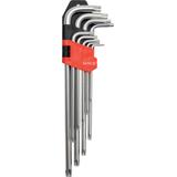 KLUCZE TORX 9CZ. T10 - T50 DŁUGIE Cr-V