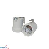 OPRAWKA CERAMICZNA E27 Z UCHWYTEM U