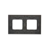 Simon 54 Nature Ramka 2-krotna Nature-Drewno ZŁOTE WENGE IP20/IP44* (*IP44-należy zastosować zestaw uszczelek DUN2) DRN2/85 KONTAKT