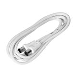 Kabel TV - VIDEO biały 1,8m ZA-12/W/1,8M ORNO