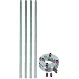 Zestaw przyłączeniowy do 4 iglic bocznych Alu fi 10 mm, dł. 1030 mm