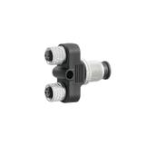SAI-Y-4-4/2-4 M12/8 Adapter czujnik-siłownik, Liczba biegunów: 4, kodowanie: M12 = A, M8 = brak, M12 / M8, 24 V /1szt./ 1783420000 WEIDMÜLLER