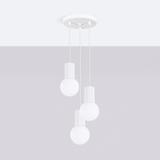 Lampa wisząca HALO 3P biała