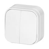 Łącznik świecznikowy natynkowy ToDo IP20, biały, 10 szt.