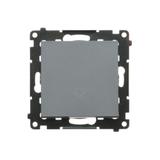 Simon 55 Przycisk zwierny /dzwonek/ szybkozłączka Grafitowy mat