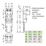 ADAPTER MONTAŻOWY /10szt./ WAGO
