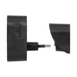 ATEL AC, dzwonek bezprzewodowy sieciowy, learning system, 38 dźwięków, 150m, czarny