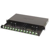 LCS:PANEL 1U 12 SC APC DUPLEX 1-M 24 WŁÓKNA, Legrand