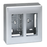 Simon Connect Obudowa natynkowa S500 2-modułowa 4x K45 kompletna aluminium
