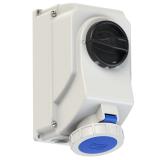 GNIAZDO Z WYŁĄCZNIKIEM 0-1 DUŻE BLOKADA MECHANICZNA 32A 230V 2P+Z IP67 75232-6 PCE