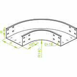 KKZC200H100 KOLANKO 90° 2,0 MM