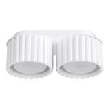 SOLLUX Plafon AURA 2 biały Gx53 ; SL.1783
