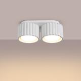 SOLLUX Plafon AURA 2 biały Gx53 ; SL.1783