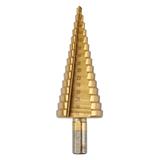 Wiertła stopniowe: 4-12, 4-20, 4-32 mm, TiN, zestaw 3 szt.