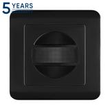 Czujnik ruchu 2 żyłowy 160st. IP20 300W do puszki czarny ORNO