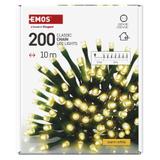 Lampki choinkowe Classic 200LED 10m ciepła biel IP20 D4GW03 EMOS