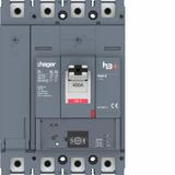 MCCB Wyłącznik mocy h3+ P630 Energy 4x400A 70kA HEW401NR HAGER