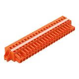 1-przewodowe gniazdo CAGE CLAMP pomarańczowa /10szt./ 231-321/027-000 WAGO