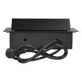 Gniazda meblowe wpuszczane w blat z płaskim frezowanym rantem ładowarką USB i przewodem 1,5m OR-GM-9