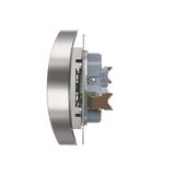 Simon 54 Gniazdo bez uziemienia z przesłonami podwójne 16A z. śrub. srebrny mat *Do ramek S54 PREMIU