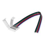 Złączka LED RGBW 12mm jednostronna z przewodem
