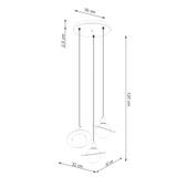 Lampa wisząca HYPERION 3P czarny