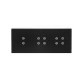 Simon 54 Touch Panel dotykowy S54 Touch 3 moduły 2 pola dotykowe pionowe + 4 pola dotykowe +  4 pola dotykowe zastygła lawa DSTR3344/73 KONTAKT